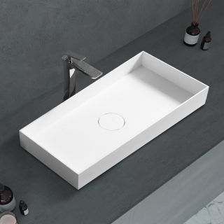 Раковина ABBER Stein AS2622 80см белый матовый